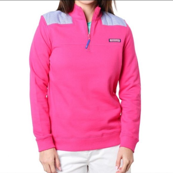 Vineyard Vines Tops - Vineyard Vines Pink Poplin Stripe Shep Shirt